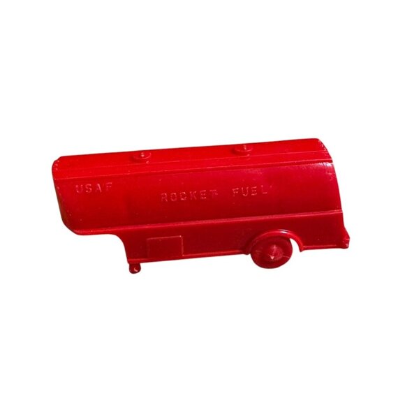 Marx Cape Kennedy Playset Rocket Fuel Truck Trailer Part Red 1960s Canaveral #2 - Picture 1 of 6